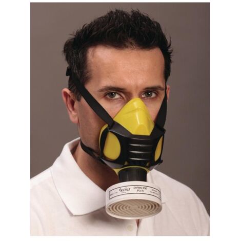 EKASTU Halbmaske Polimask ALFA/Silikone EN 140mit Ausatemventil Universalgröße