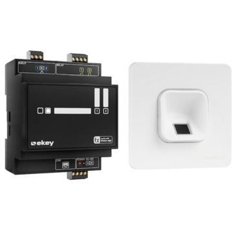 ekey 203701 sistema de acceso biométrico blanco empotrable
