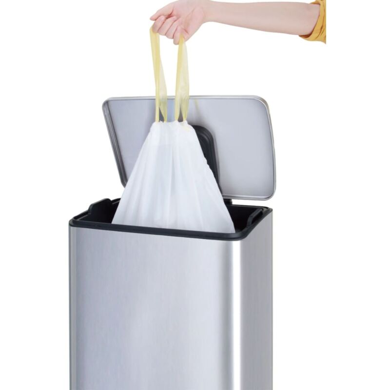 

Bolsas de basura B 7-9 L 24x25 uds blanco - EKO