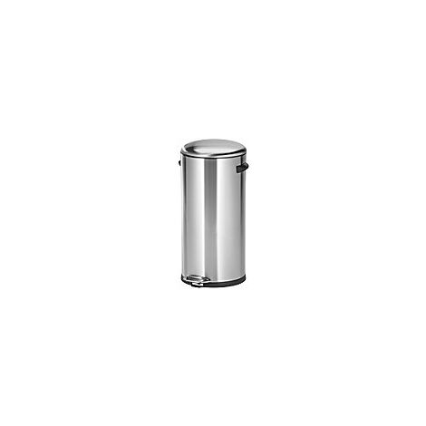 EKO  Cestino a pedale in acciaio inox  rotondo  capacità 20 l