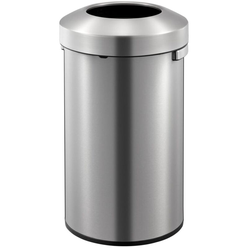 

Cubo de basura con pedal Urban 90 L plateado mate - Plateado - EKO