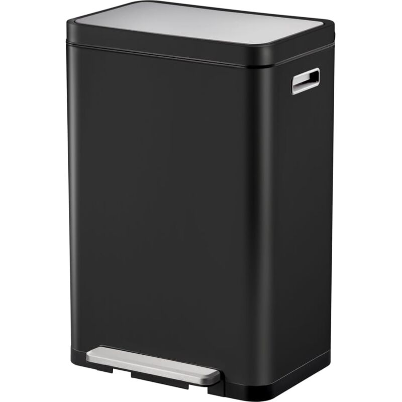 

Cubo de basura con pedal X-Cube 2x20 L negro - Negro - EKO