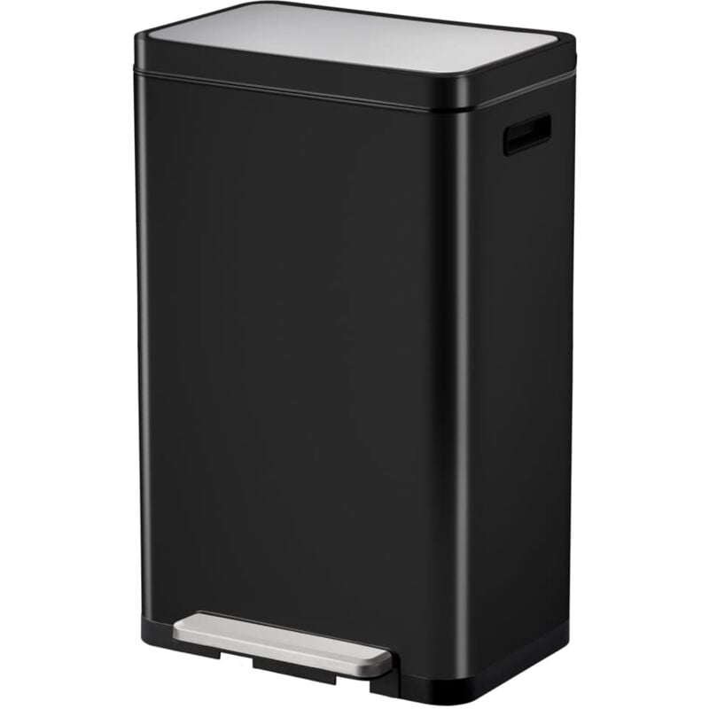 

Cubo de basura con pedal X-Cube 30 L negro - Negro - EKO
