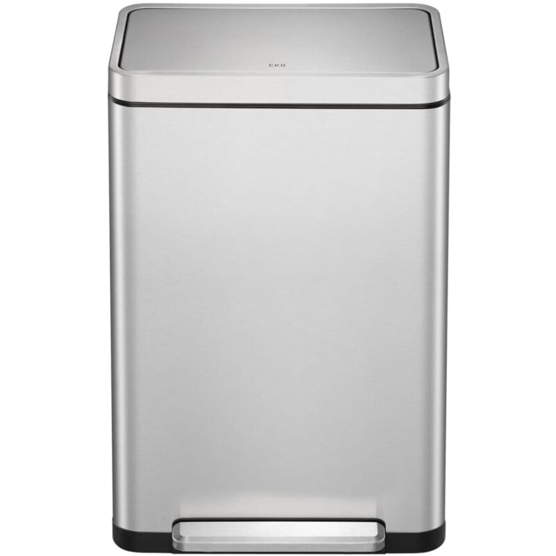 

Cubo de basura con pedal X-Cube 45 L plateado mate - Plateado - EKO