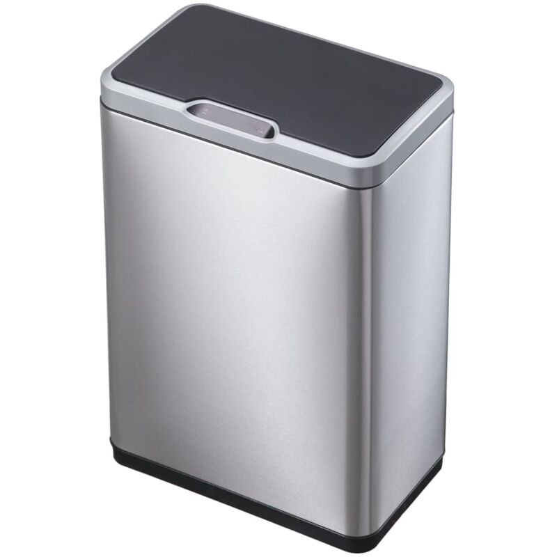 

Cubo de basura con sensor Mirage 45 L plateado mate - Plateado - EKO