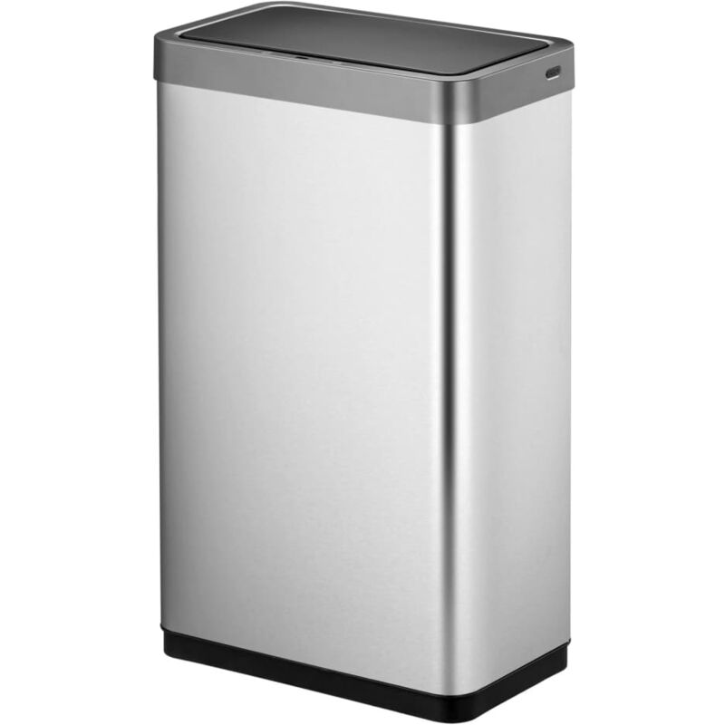 

Cubo de basura con sensor Mirage X 80 L plateado mate - Plateado - EKO