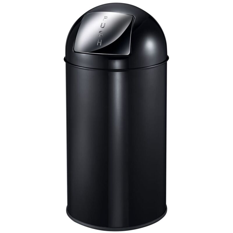 

Papelera Pushcan 40 L negro - Negro - EKO