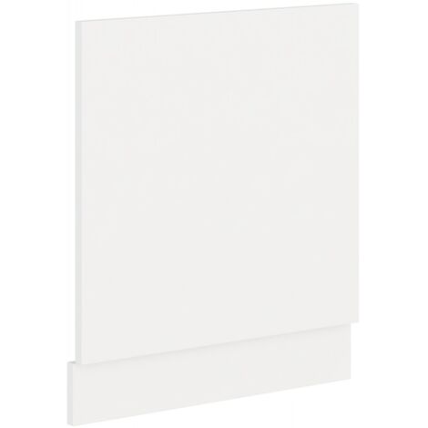 EKO White Frontblende für integrierten Geschirrspüler 60 Weiss matt Einbauküche