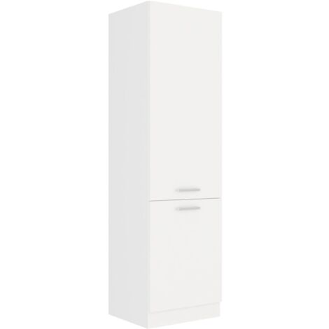 EKO White Hochschrank 60 cm Weiss matt Küchenzeile Küchenblock Küche Einbauküche