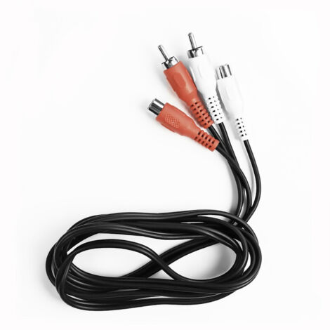 Ekon ECA2RCA18MF Audio-Kabel 1,8 m 2 x RCA Schwarz