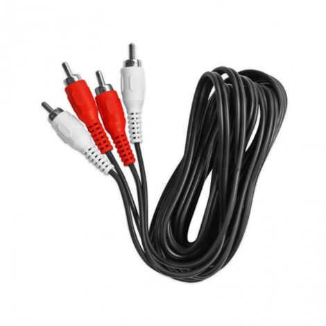 Ekon ECA2RCA30MM Audio-Kabel 3 m 2 x RCA Schwarz