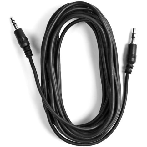 Ekon ECAJACK50MMK cable de audio 5 m 3,5mm Negro