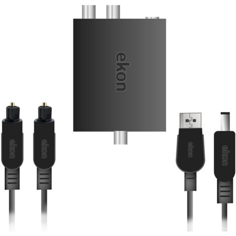 Ekon ECATOSLRCACONVERTK convertitore audio Nero