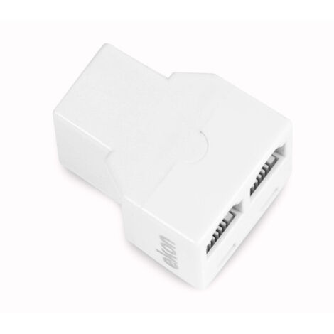 Ekon ECTELRJ11SPLIT1F2F cable divisor y combinador Divisor de señal para cable coaxial Blanco