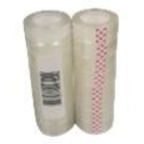 Ekrit cinta adhesiva transparente rollo 19mm x 33m pack 8 ud