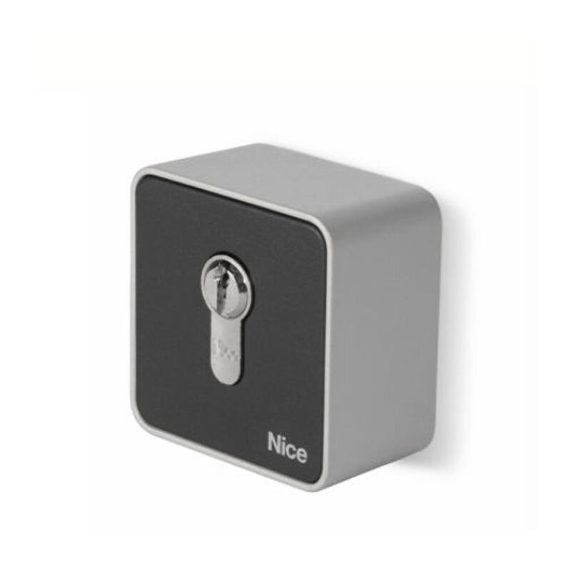 Sélecteur de clé en aluminium pour mur extérieur NICE EKSEU à cylindre européen