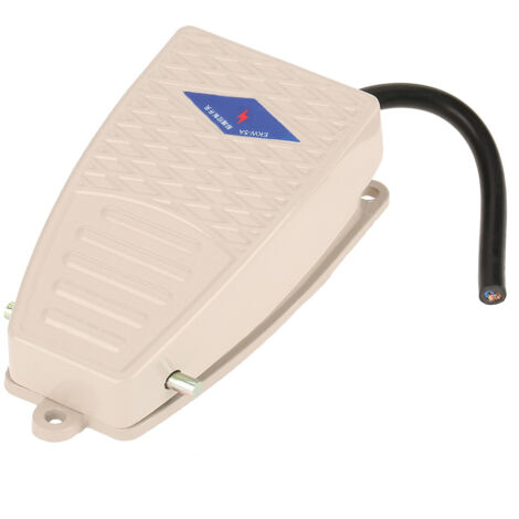 EKW-5A-B Aluminium-Momentan-Fußschalter (Öffner) mit Gehäuse