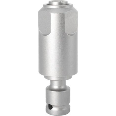 El adaptador profesional para portabrocas transforma su llave de taladro eléctrica en un martillo para uso profesional de alto impacto e incluye un adaptador de martillo (vástago cuadrado).