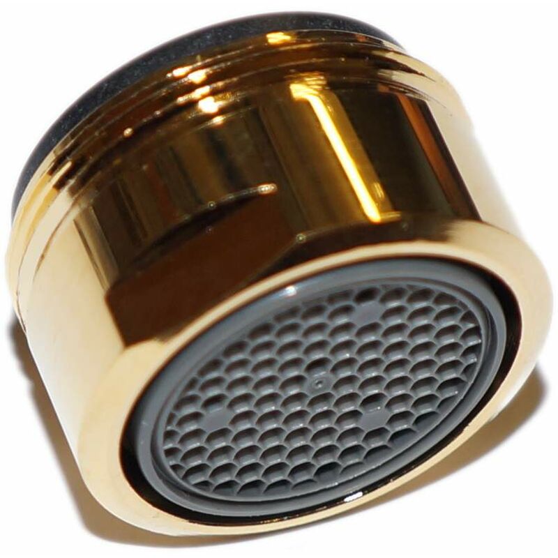 

El aireador NF M24x100 bañado en oro