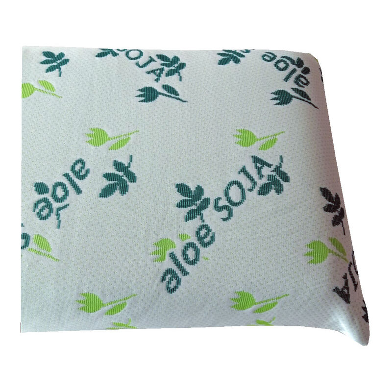 

Pack de 2 Almohadas viscoelásticas con aceites Naturales y Aloe Vera, Modelo Nature, Viscosoja y Doble Funda - 75 cm - El Almacén del Colchon - Verde