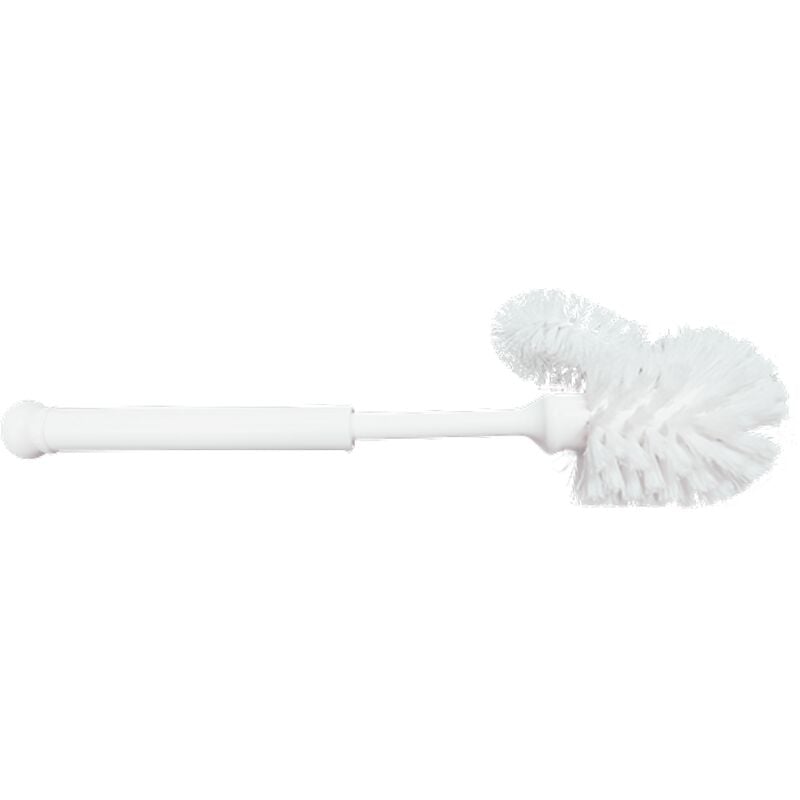 

Borde blanco cepillo de baño - Blanc