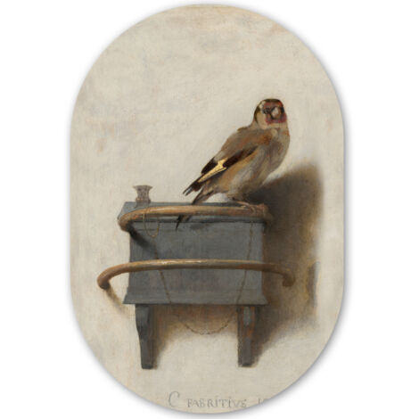 EL CUADRO Jilguero - Viejo Maestro - Carel Fabritius Cuadros Grande 80x120