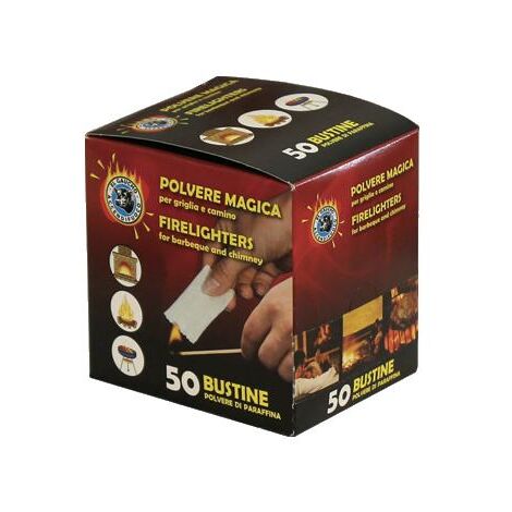 El Gaucho Polvere di paraffina per accesione fuoco cf. 50 pz - 16 conf