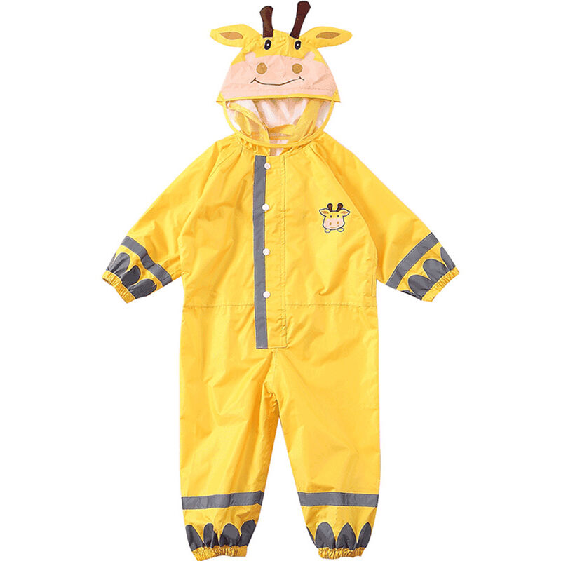 

El impermeable y transpirable ninos ropa impermeable impermeable del impermeable para los ninos muchachas de los muchachos de Rainsuit capucha del