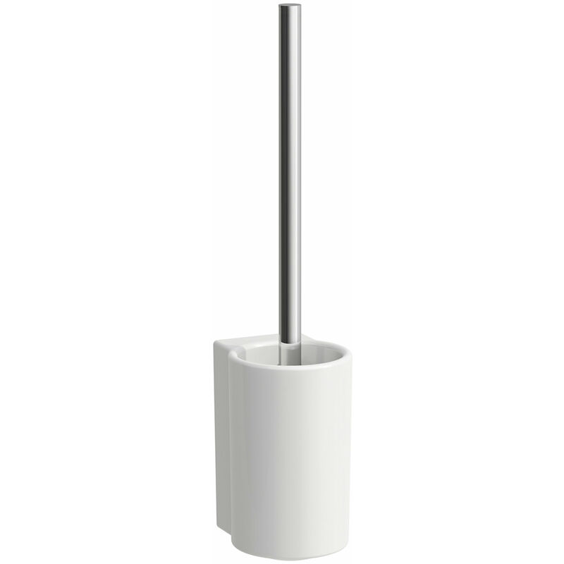 

El juego de cepillos de WC VAL en funcionamiento, color: Nieve (blanco mate) - H8722827570001