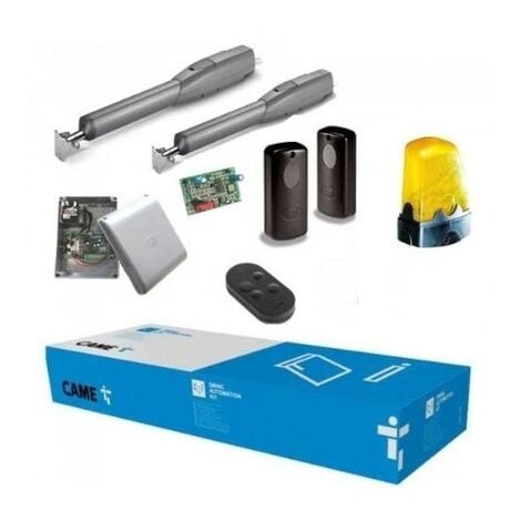 Kit Automatización ATS CAME Para 2 Puertas Batientes Max 3mt 400kg 8K01MP-023