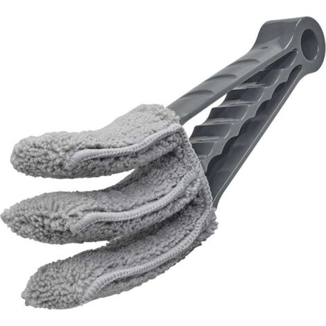 El limpiador de persianas está equipado con tres brazos de limpieza y es ideal para limpiar persianas, sistemas de aire acondicionado y otros elementos de ventanas y ventilación.