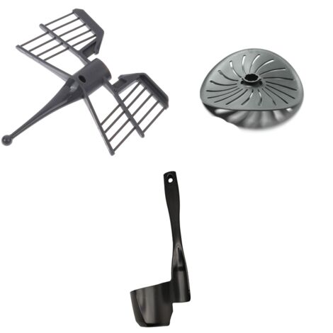 El raspador agitador de mariposa es adecuado para el exprimidor de cítricos Thermomix TM31 TM5 TM6, el deflector del procesador de alimentos y el raspador giratorio para limpiador del procesador de al