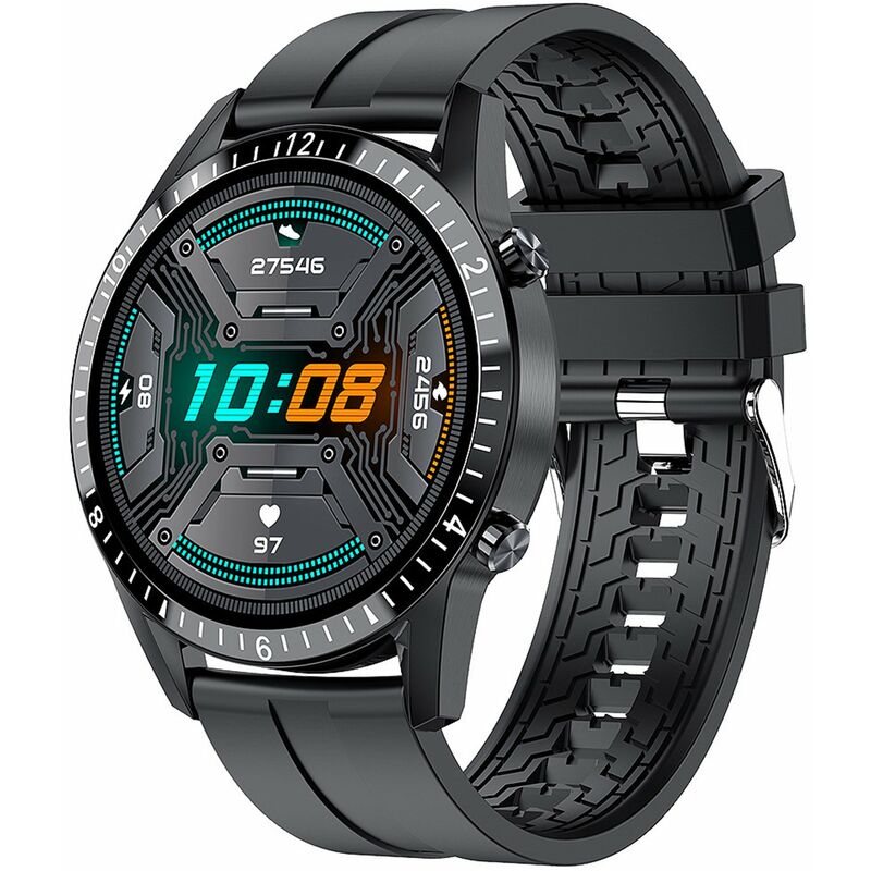 

El reloj inteligente deportivo puede responder a la llamada telefonica pulsera i9 multifuncion impermeable hombres y mujeres corriendo,negro