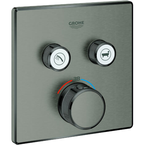 El termostato Grohe Grohtherm SmartControl con dos válvulas de