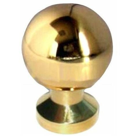 Elab Pomolo Sfera Ottone Lucido M10 Mm 50