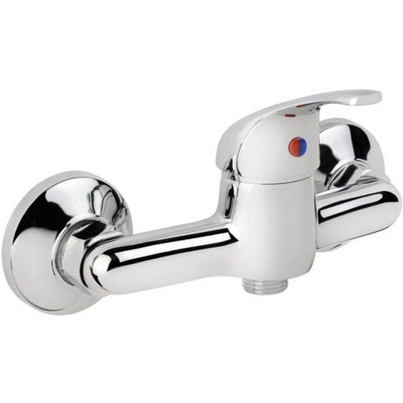 

Grifo mezclador de ducha ATHOS PLUS cromado - Plateado - Schütte