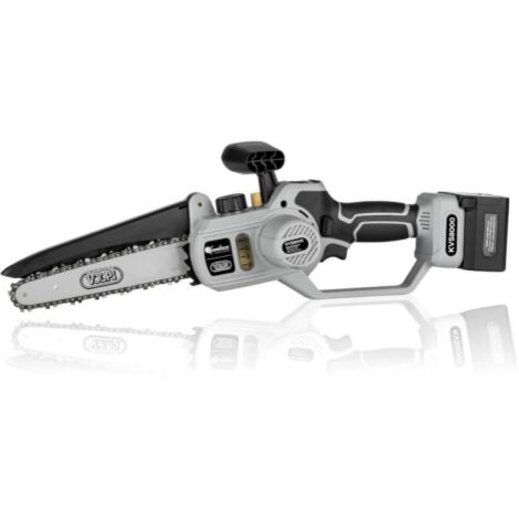 Élagueuse électrique 20 cm – Ø de coupe 16 cm – 2 batteries 21,6V 4Ah – Moteur sans balais – Système de graissage automatique – Volpi - KVS8000