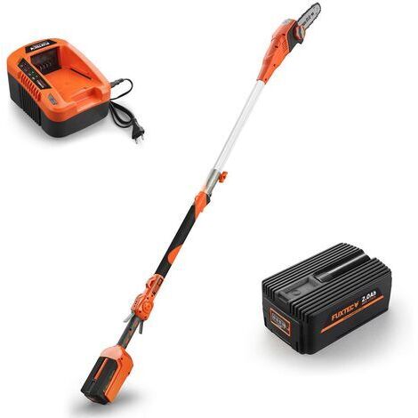 Élagueuse électrique sur perche 40 V FUXTEC E608D – set avec batterie et chargeur
