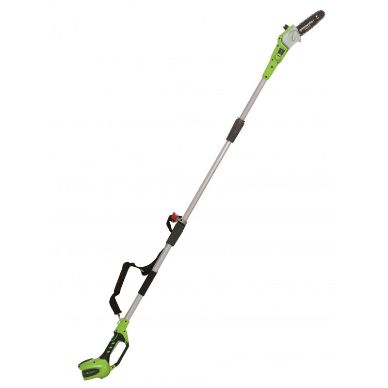 Elagueuse sur perche 20cm 40V Greenworks Sans batterie ni chargeur - G40PSF