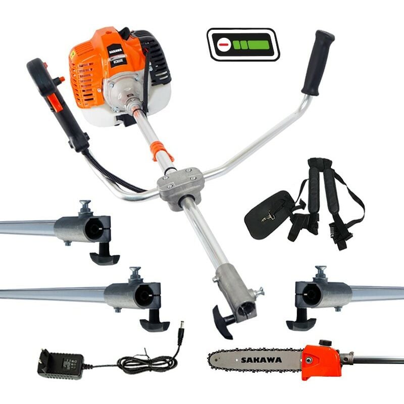 Elagueuse sur perche sur convertible Démarrage batterie 5 mètres guidon