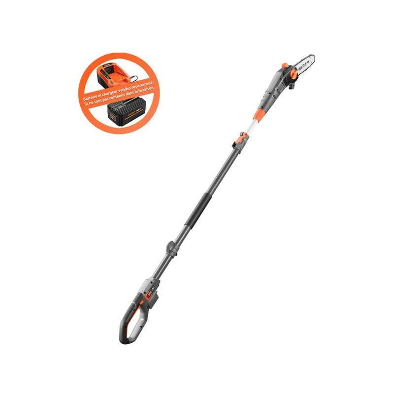 Élagueuse télescopique batterie - FUXTEC FX-E1HE20 - 20V guide 8 pouces - Sans batterie ni chargeur