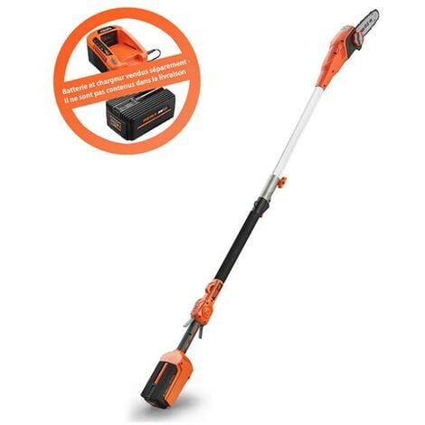Élagueuse telescopique batterie - FUXTEC E608D - 40V guide 20cm sans batterie ni chargeur