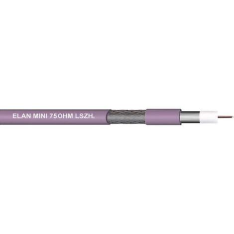 ELAN 70I132 Cavo coassiale Diam. est.: 2.80 mm 75 Ω Bianco 10 m