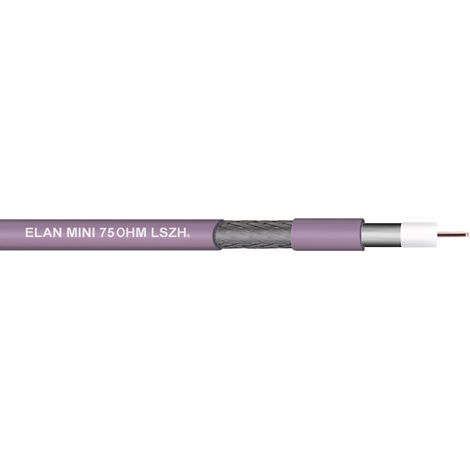 ELAN 70I132 Koaxialkabel Außen-Durchmesser: 2.80 mm  75 Ω  Weiß 10 m