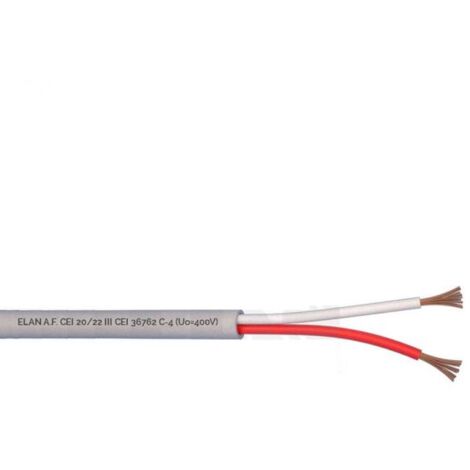 Elan Cavo FROR 2X0.50 100% Rame non schermato 100Mt  - 070251