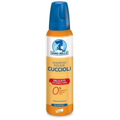 Elanco Shampoo Mousse Cani e Cuccioli  - Elanco Shampoo Mousse Cani e Cuccioli - Shampoo Mousse con Pappa Reale 300 ml