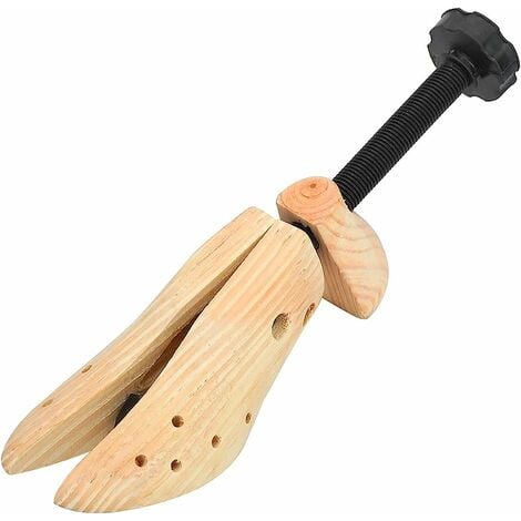 élargisseur de chaussures, arbre à chaussures en bois de pin, élargisseur de chaussure réglable pour pieds larges(L)