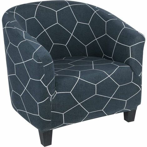 Elastic jacquard chair cover for club chair, lounge chair, cocktail chair