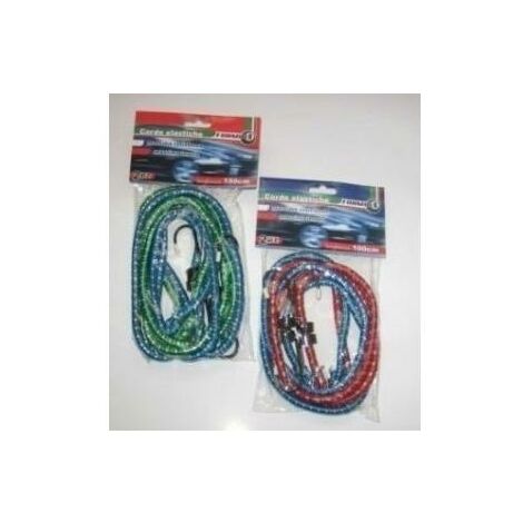 ELASTICI C/GANCIO FERRO mm.8x2mt. Pz.2