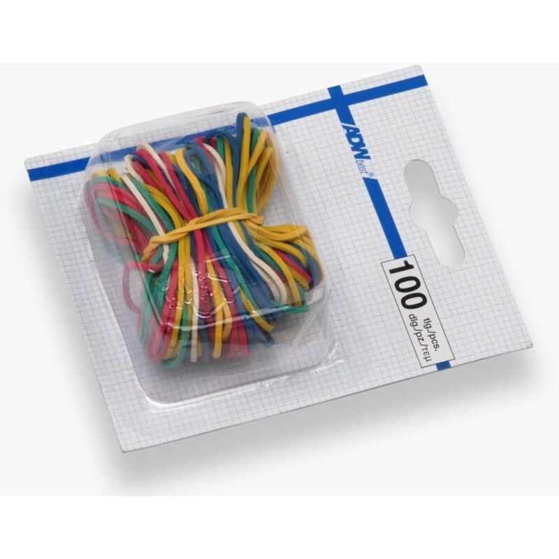 Elastici diametro 100 mm con assortiti pezzi 100
